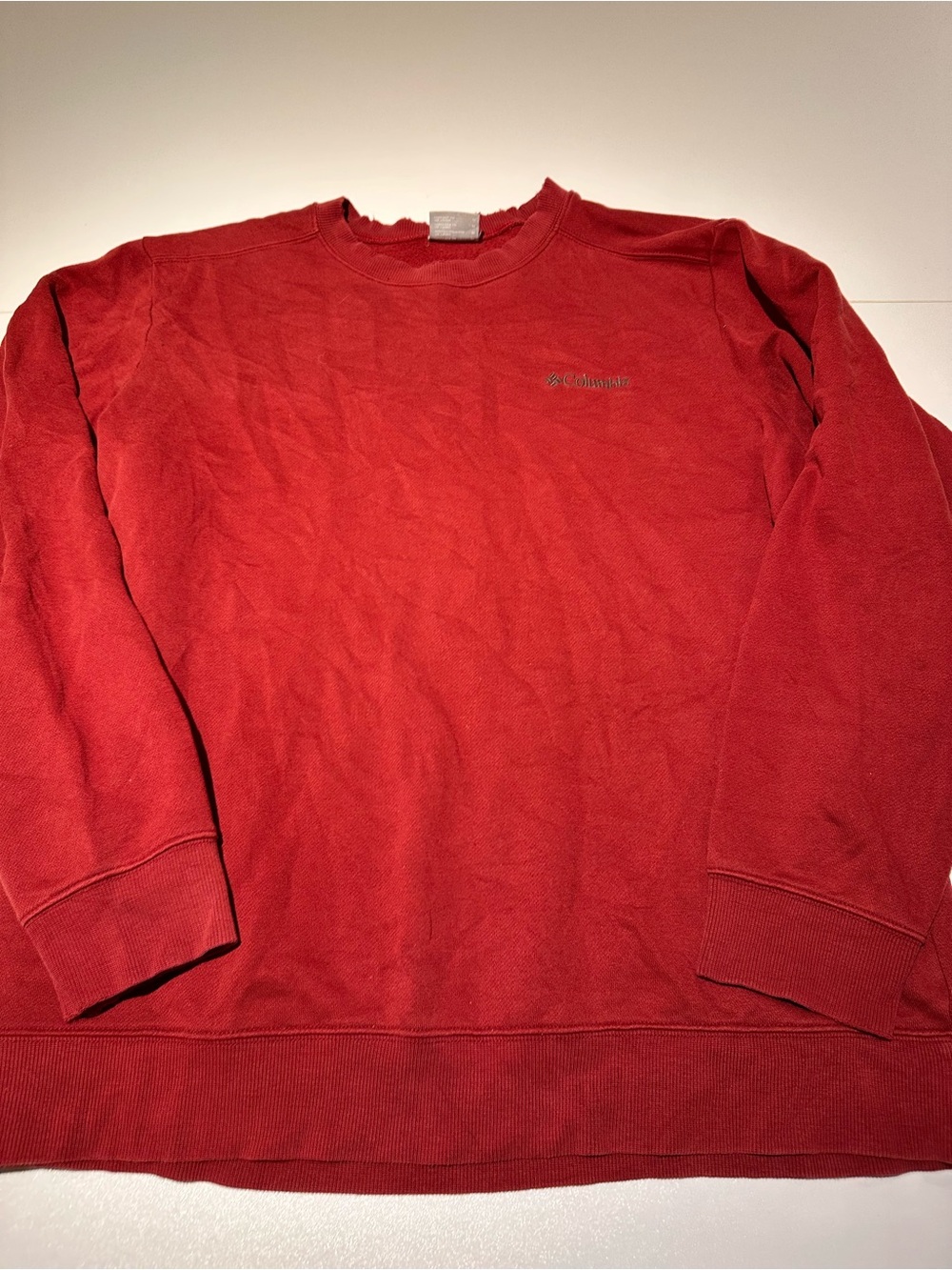 Columbia Red Crewneck Sweater